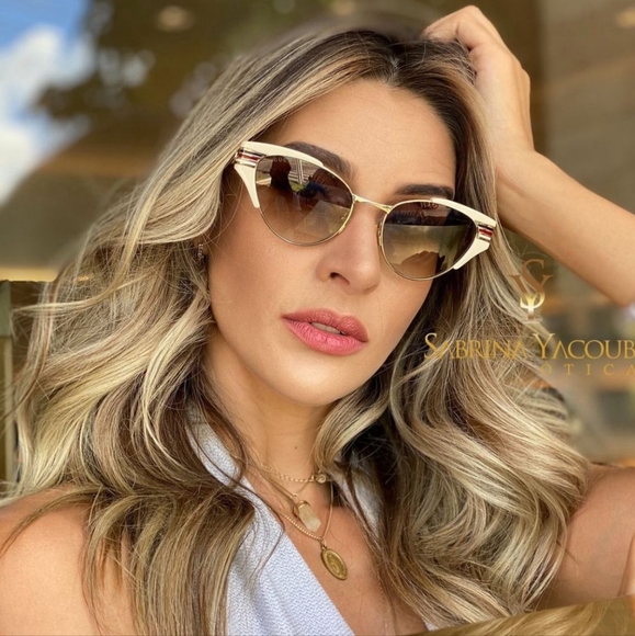 💯Original Gucci GG0522S 005 55 Ladies Sunglasses - Picture 1 of 14
